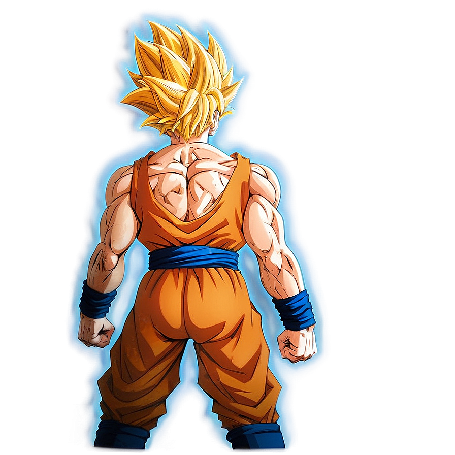 Goku Hair Back View Png 29