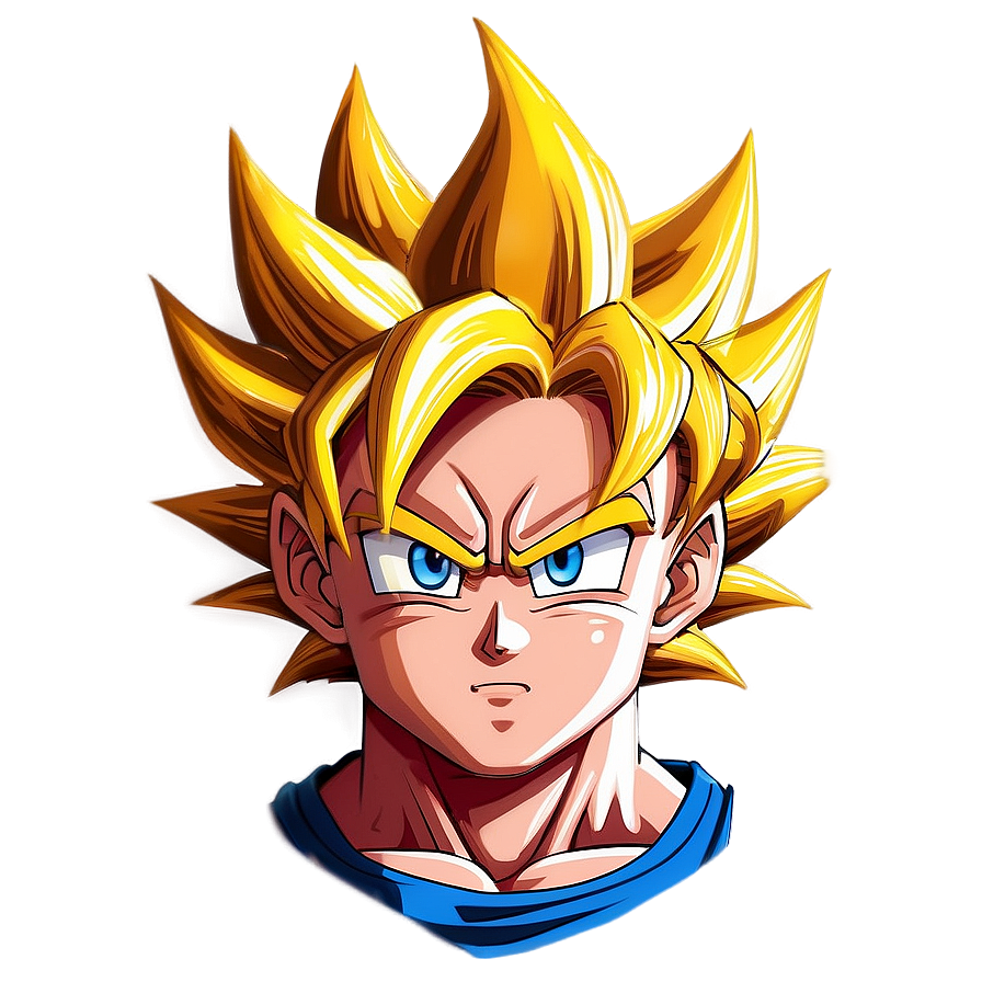 Goku Hair Turning Super Saiyan Png 06122024