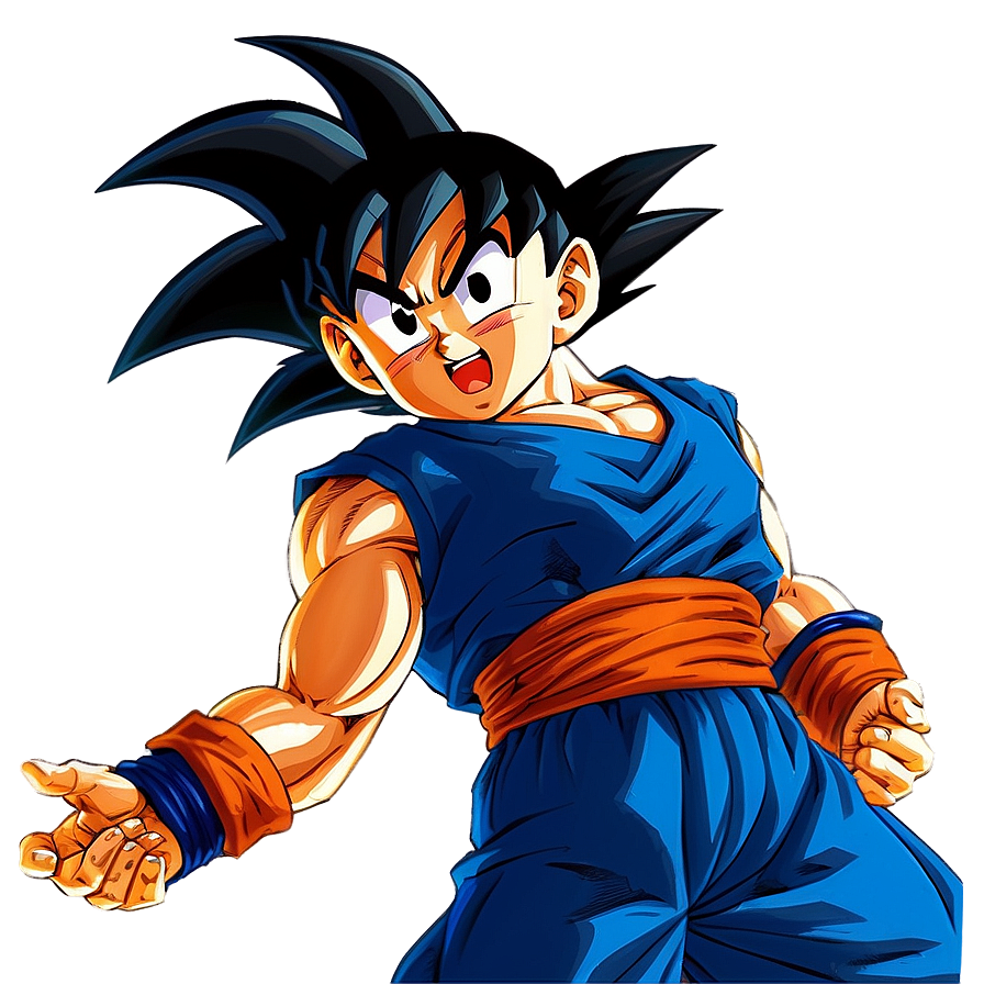 Goku Muscular Stance Png 04292024