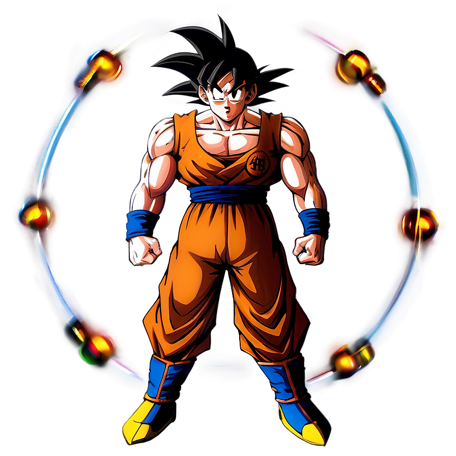 Goku Muscular Stance Png Igm39