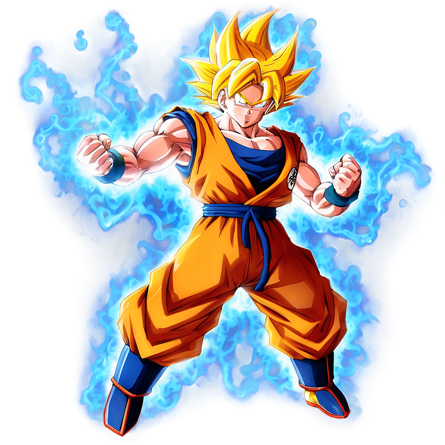 Goku Powered Up Aura Png 93