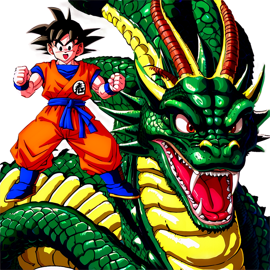 Goku Riding Shenron Png Vpl42