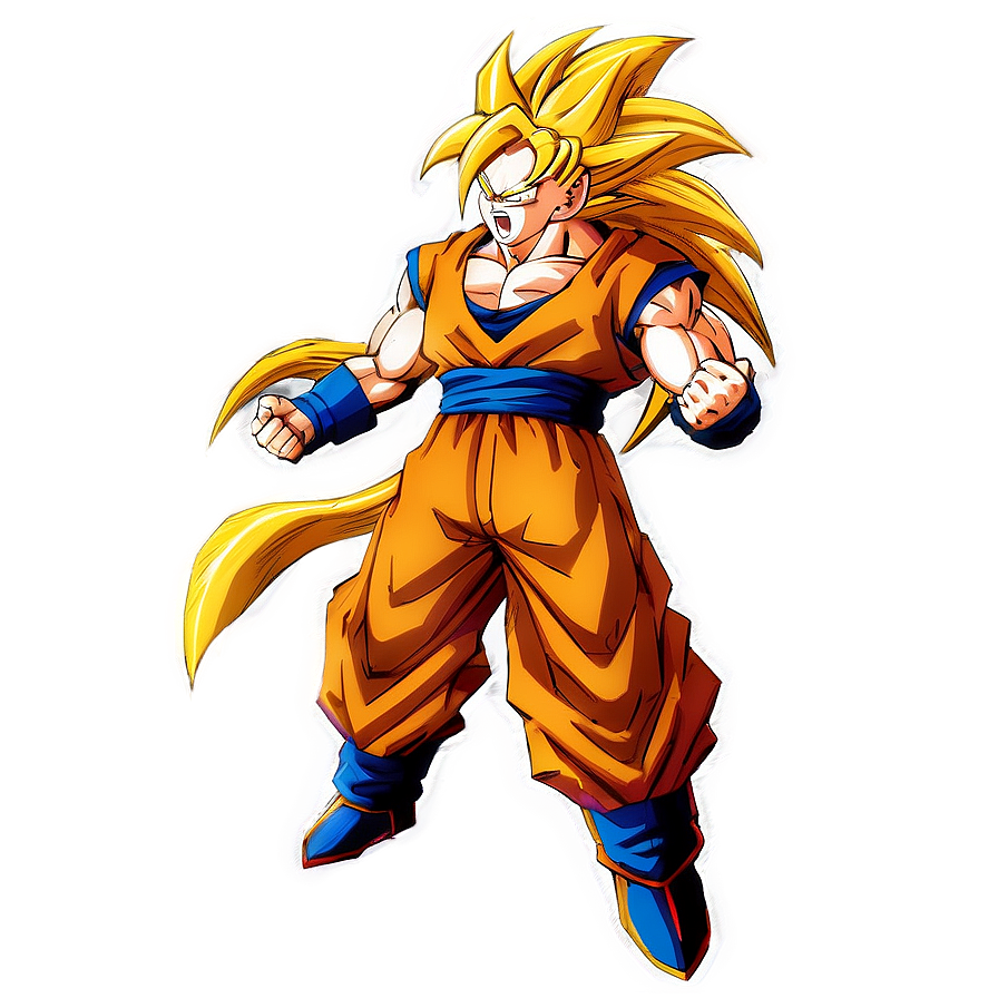 Goku's Ssj3 Moment Of Glory Png Cig85