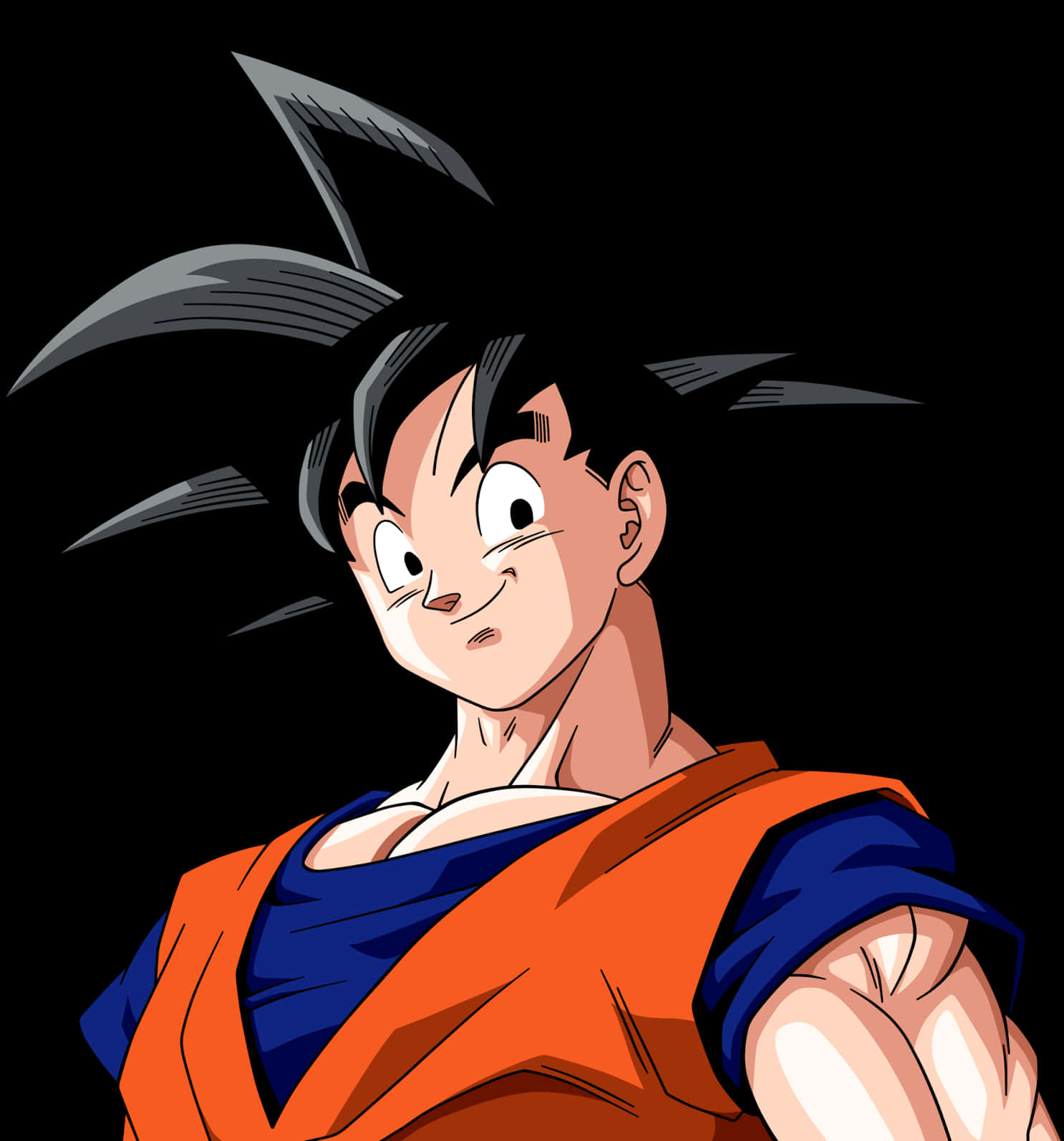 Goku Smiling Portrait Dragon Ball Z