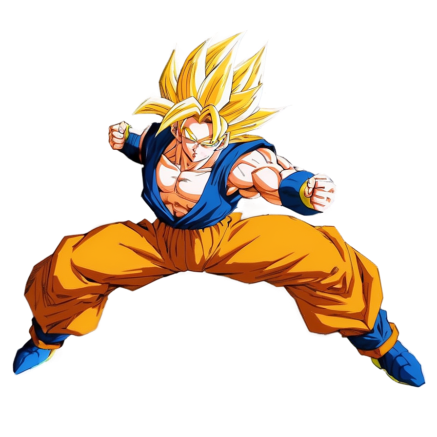 Goku Ssj3 In A Powerful Stance Png 06252024