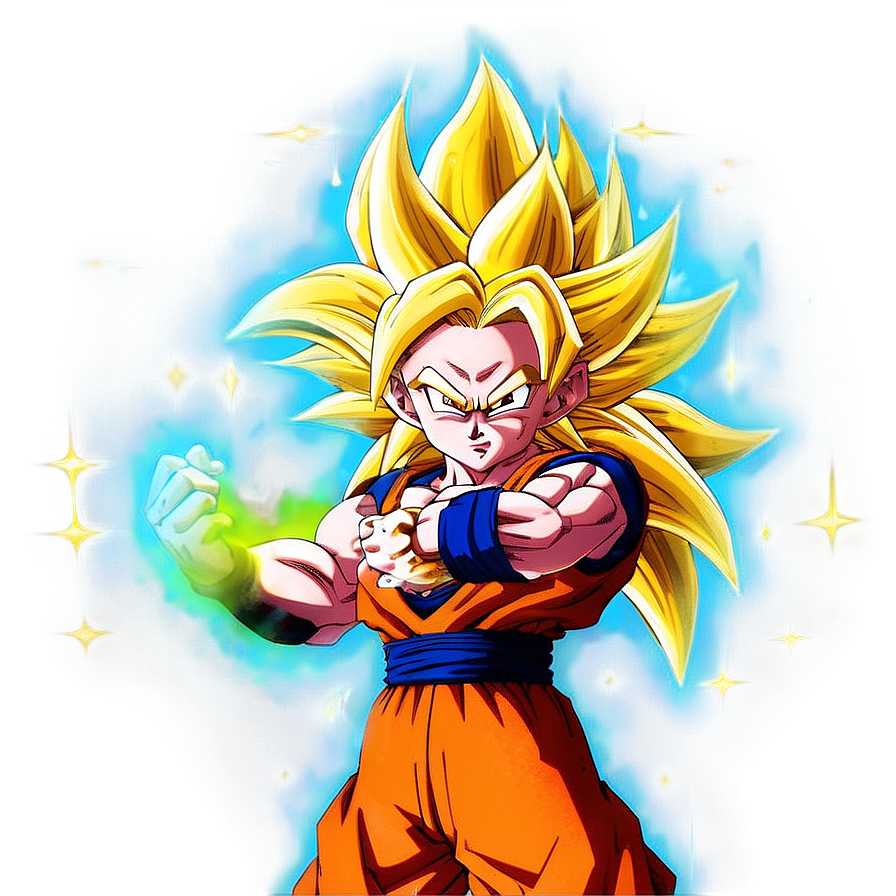 Goku Ssj3 With A Fierce Look Png 63