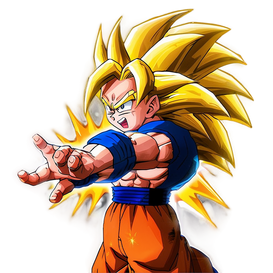 Goku Super Saiyan 3 Close-up Png 14