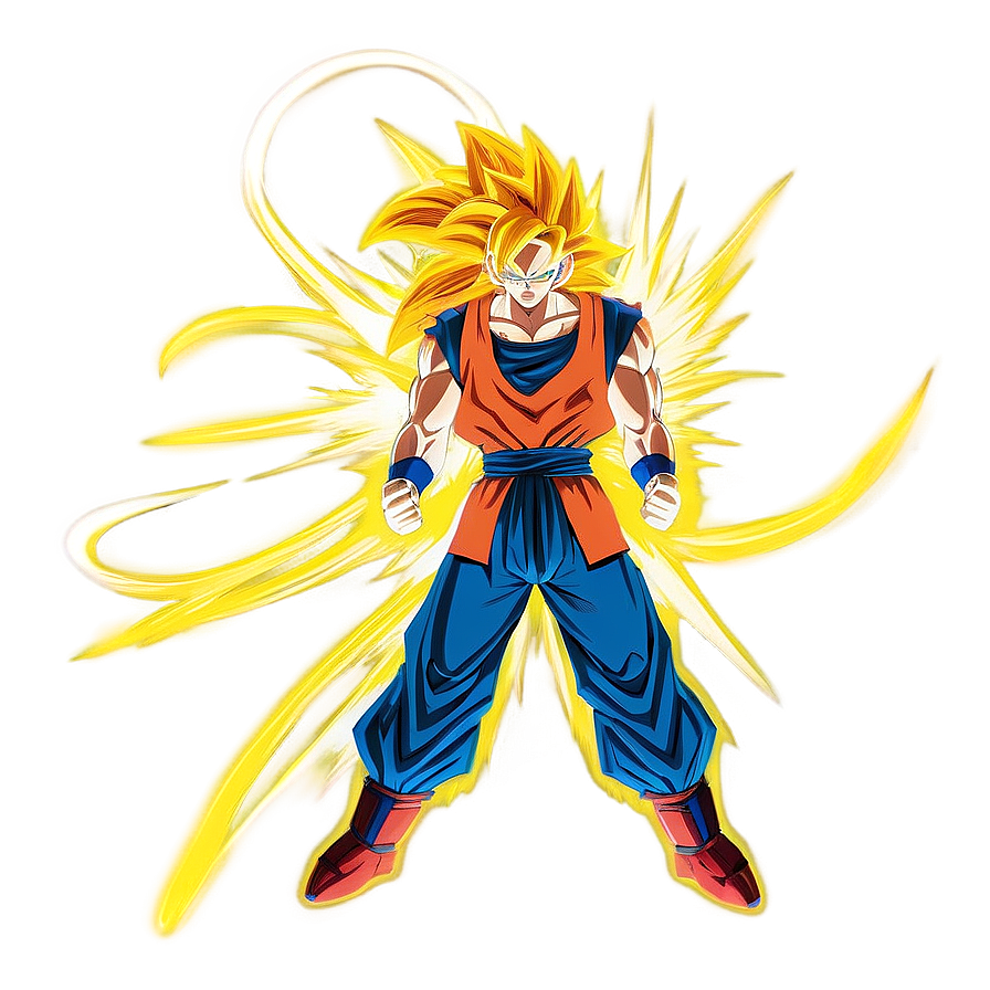 Goku Super Saiyan 3 Long Hair Png 75