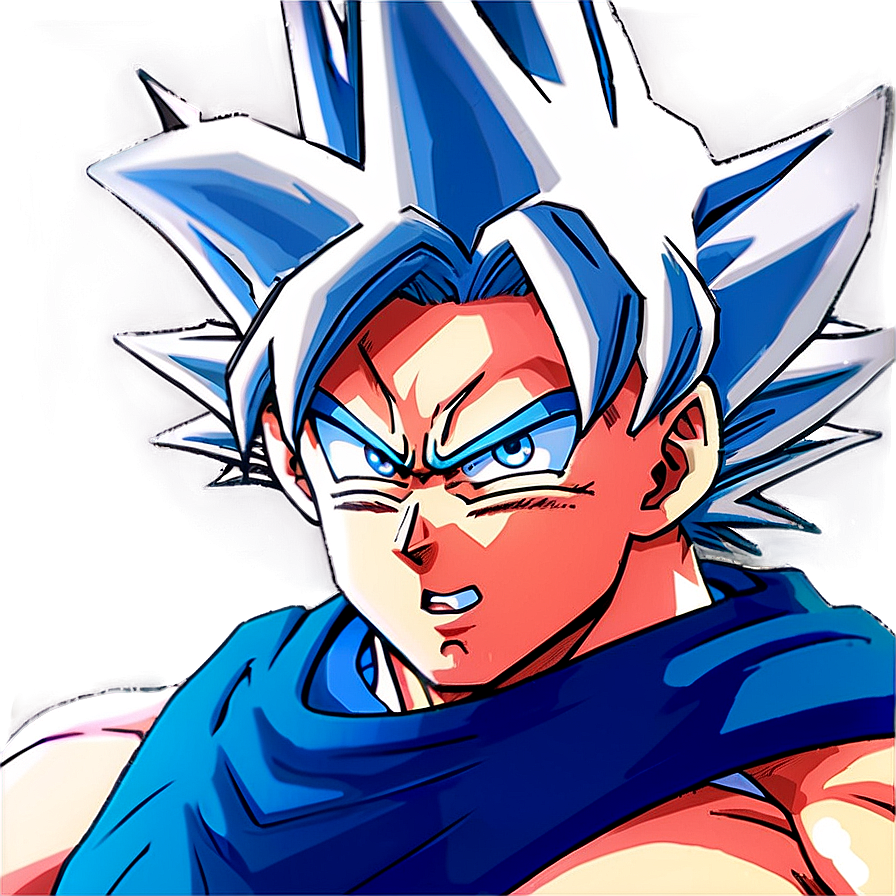 Goku Ultra Instinct Close-up Png 06122024