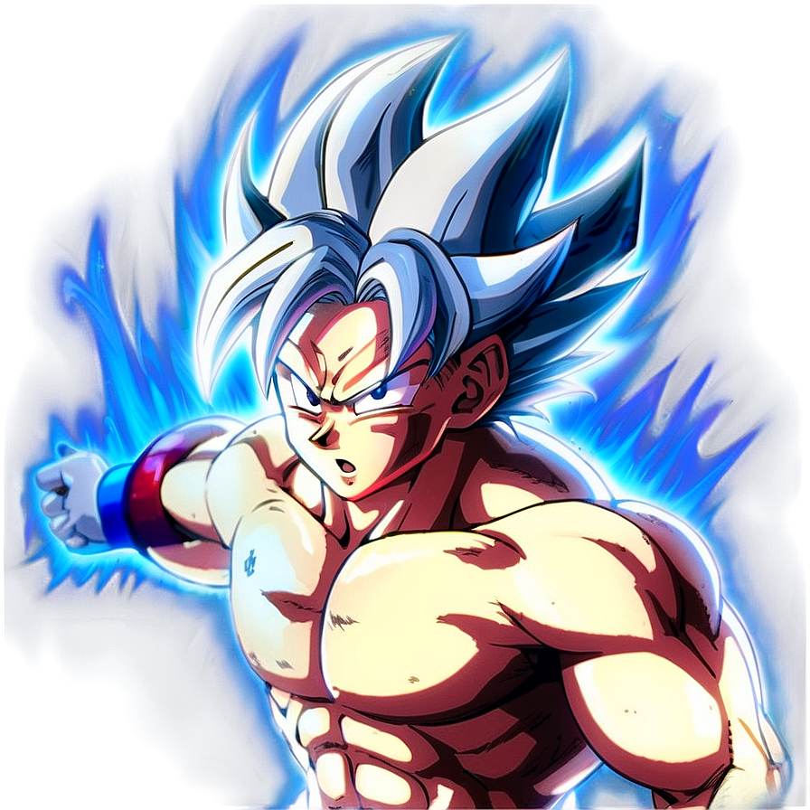 Goku Ultra Instinct Close-up Png 91