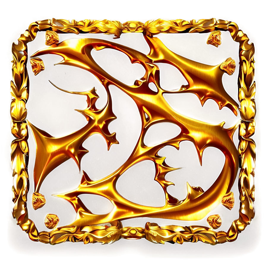 Gold Abstract Pattern Png Xbn