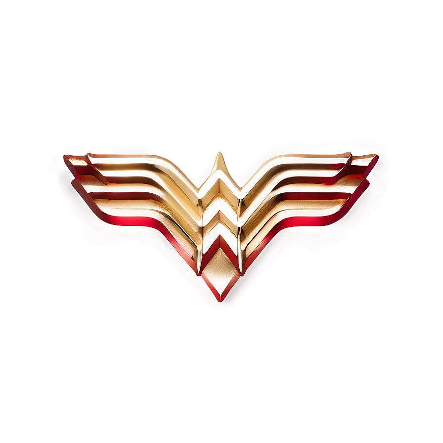 Gold And Red Wonder Woman Logo Png 05252024