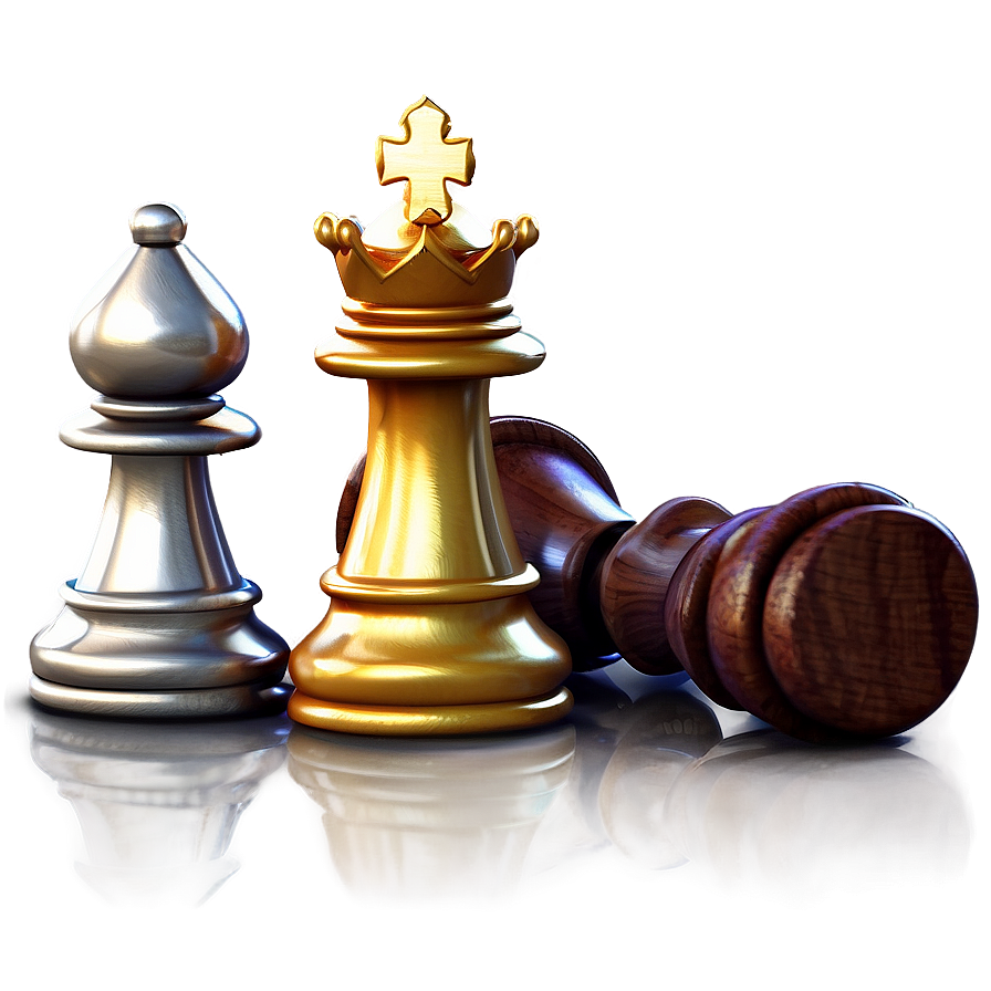 Gold And Silver Chess Pieces Png Jmo93