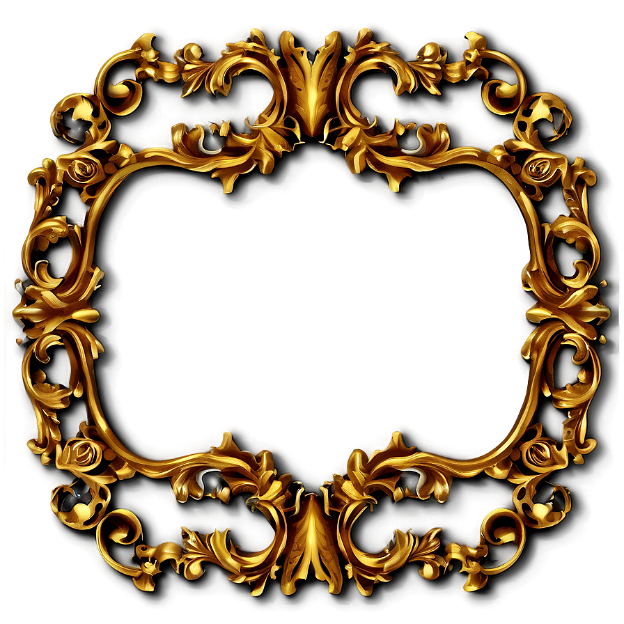 Gold Antique Frame Png 63