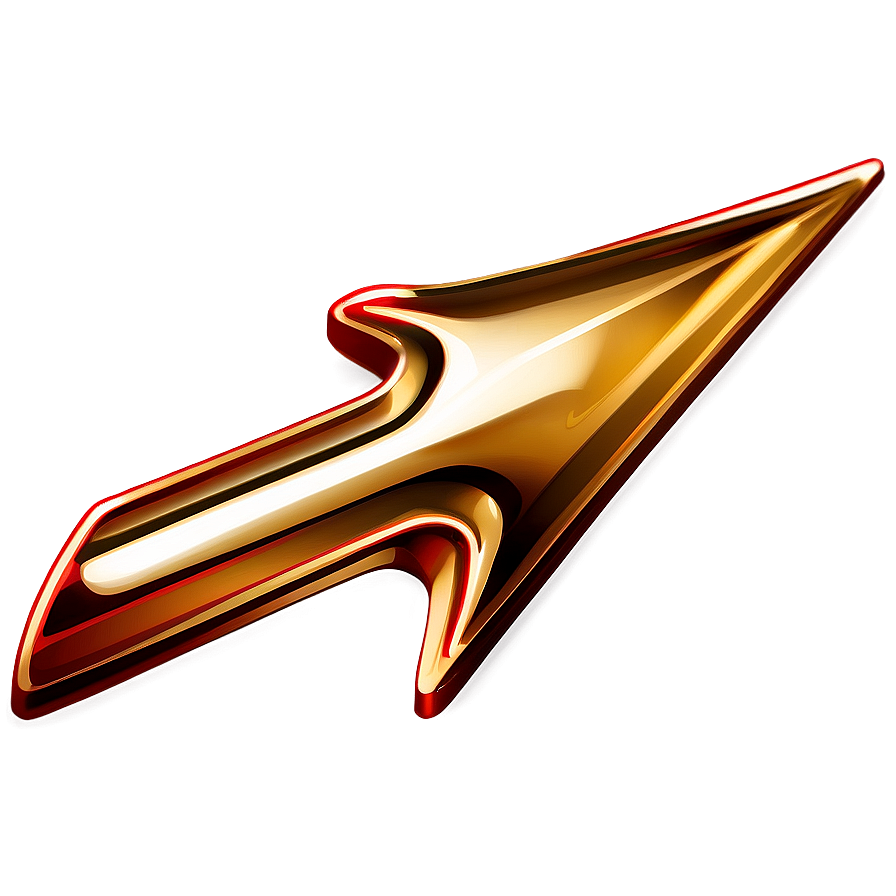 Gold Arrow Button Icon Png 06212024