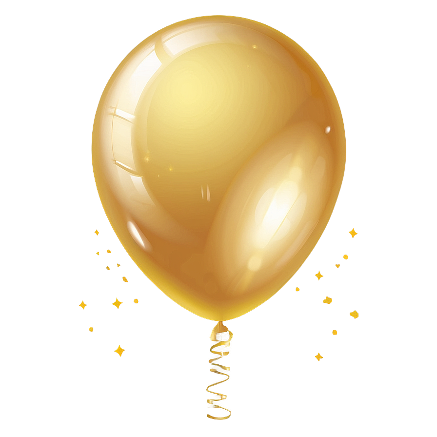 Gold Balloon Vector Png Kco50