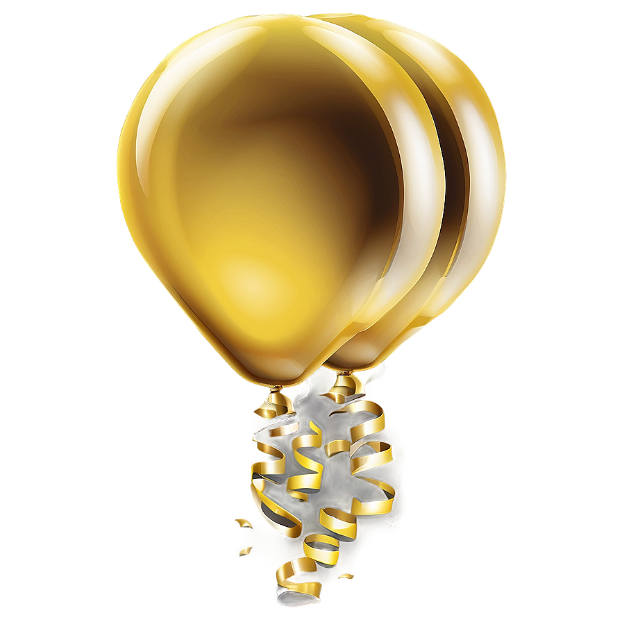 Gold Balloon Vector Png Lbi