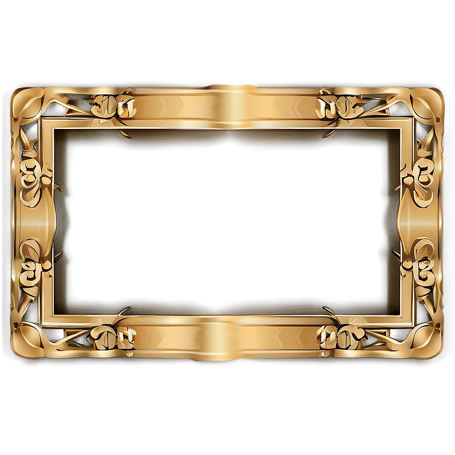 Gold Certificate Frame Png Irq91