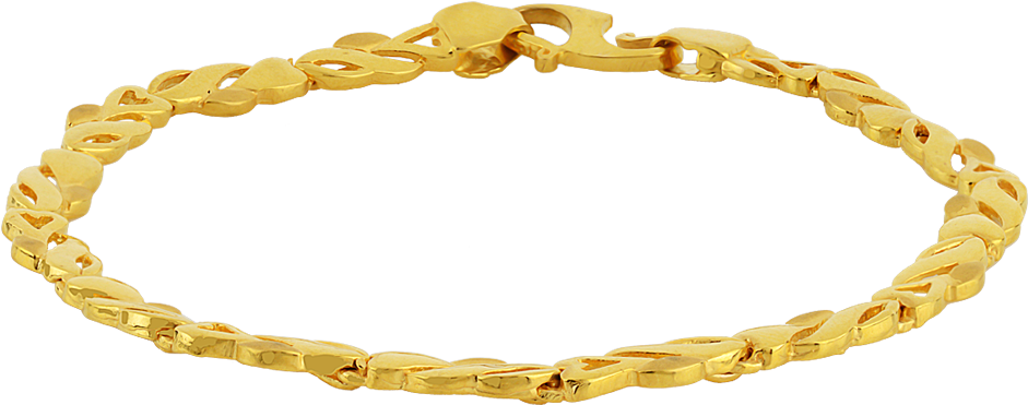 Gold Chain Bracelet Transparent Background