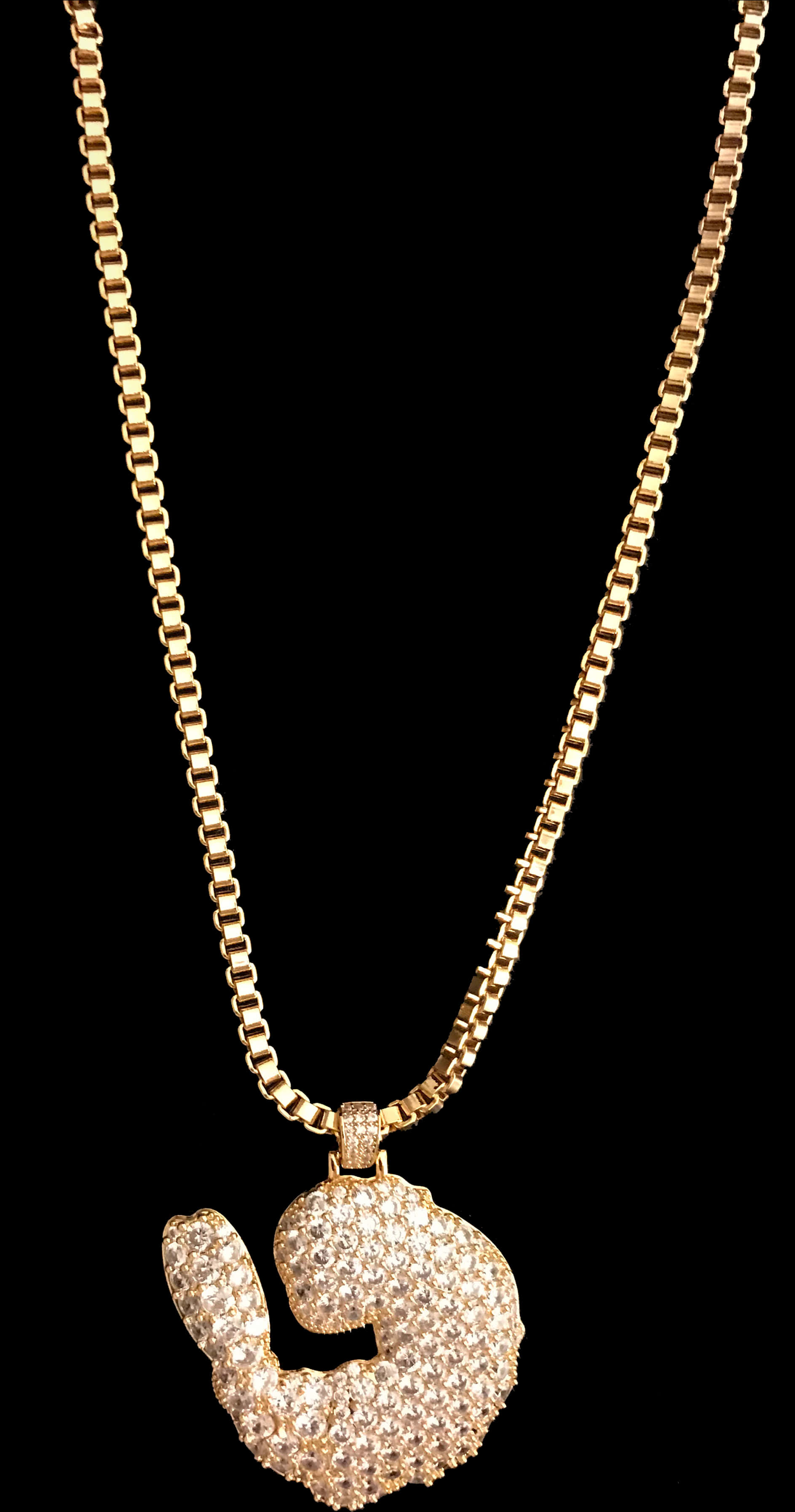 Gold Chain Diamond Pendant Jewelry