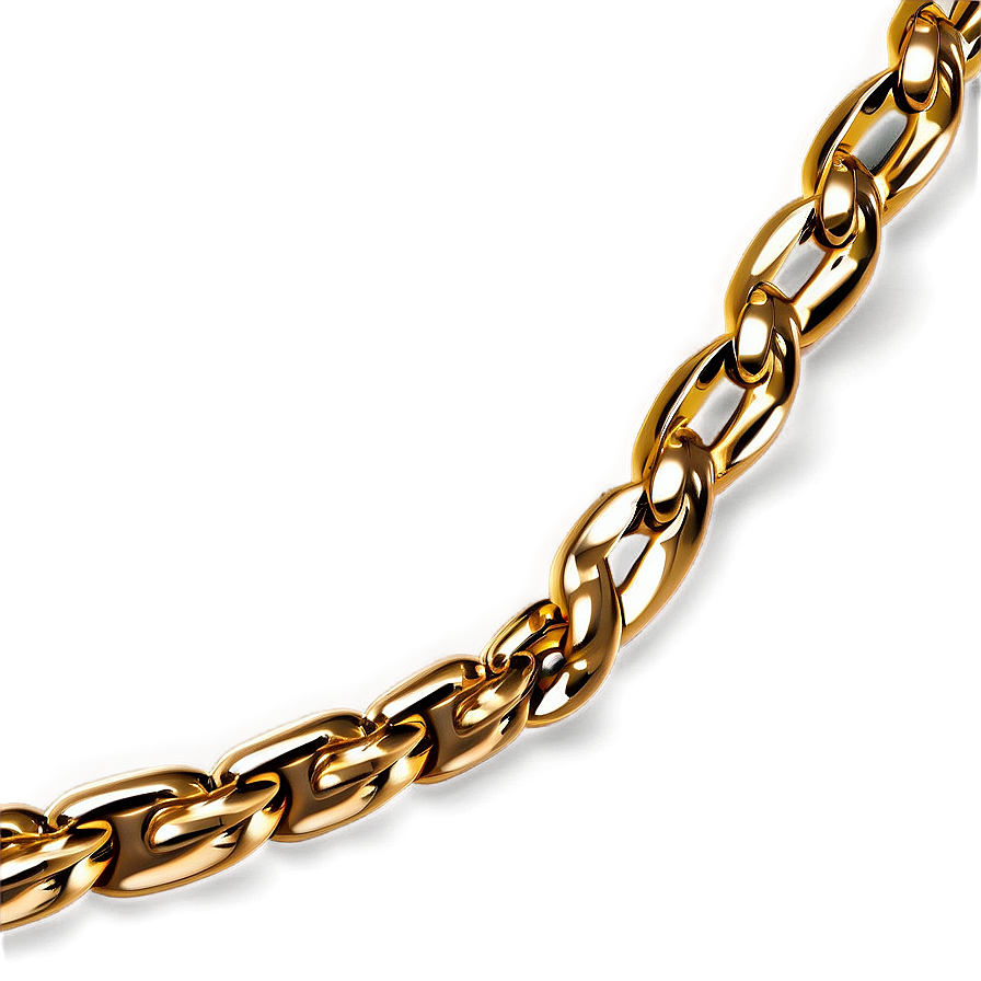 Gold Chain With Beads Png 05042024