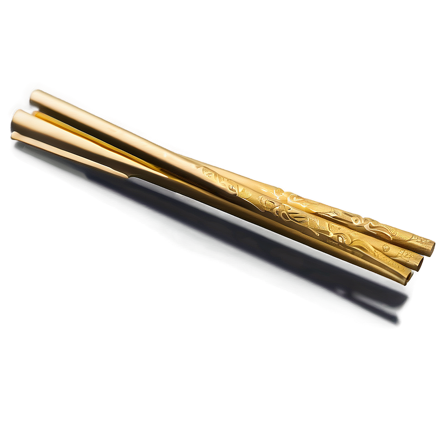 Gold Chopsticks Png 05252024