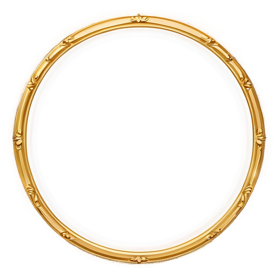 Gold Circle Border For Logos Png Uge51