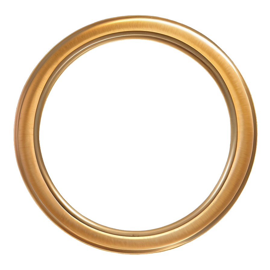 Gold Circle Frame For Wedding Png Uok