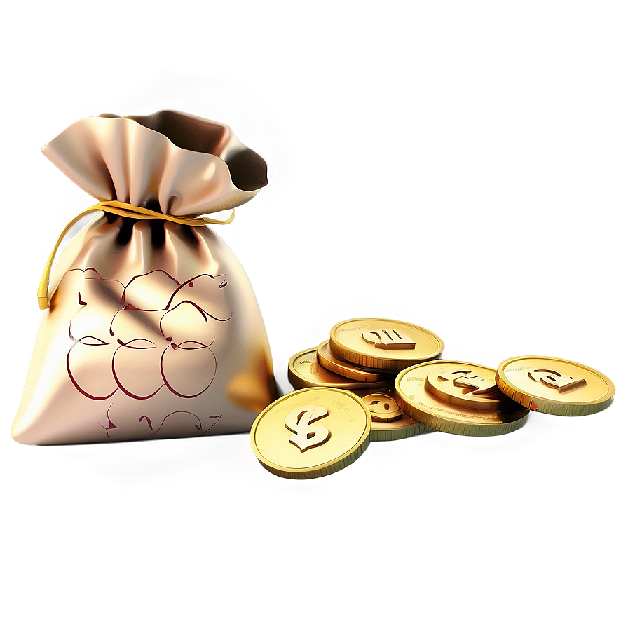 Gold Coins Moneybag Png Gqc79