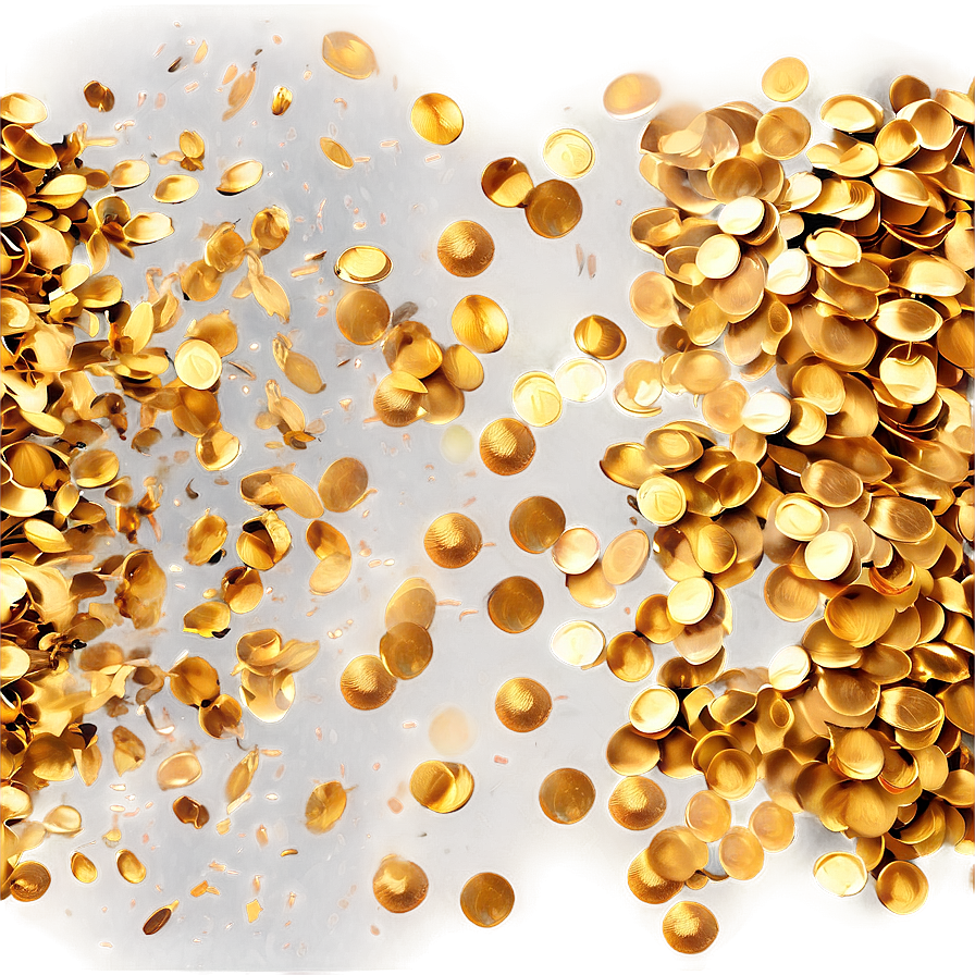 Gold Confetti Celebration Png 05252024