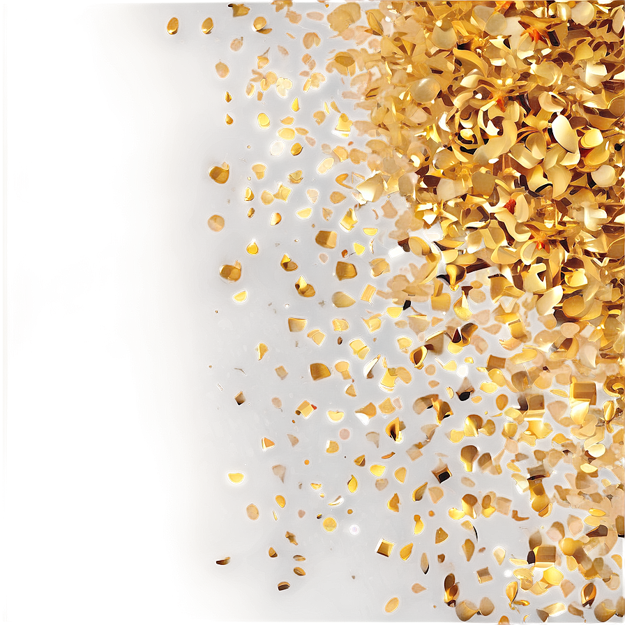 Gold Confetti Png Wex