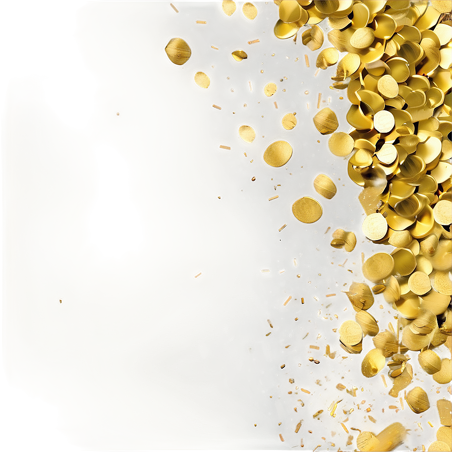 Gold Confetti Revelry Png Yuy27