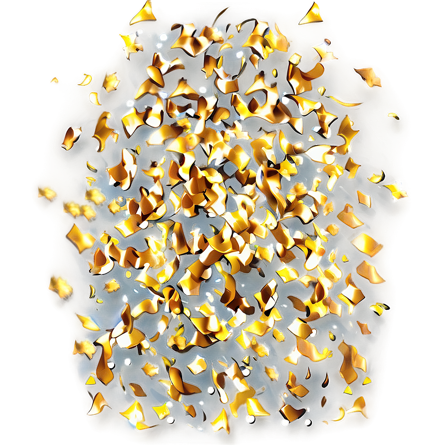 Gold Confetti Splendor Png Wro88