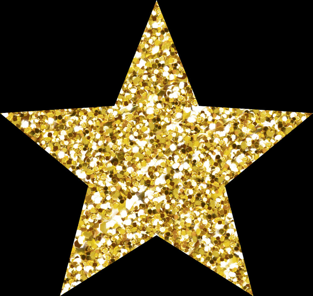 Gold Confetti Star Graphic