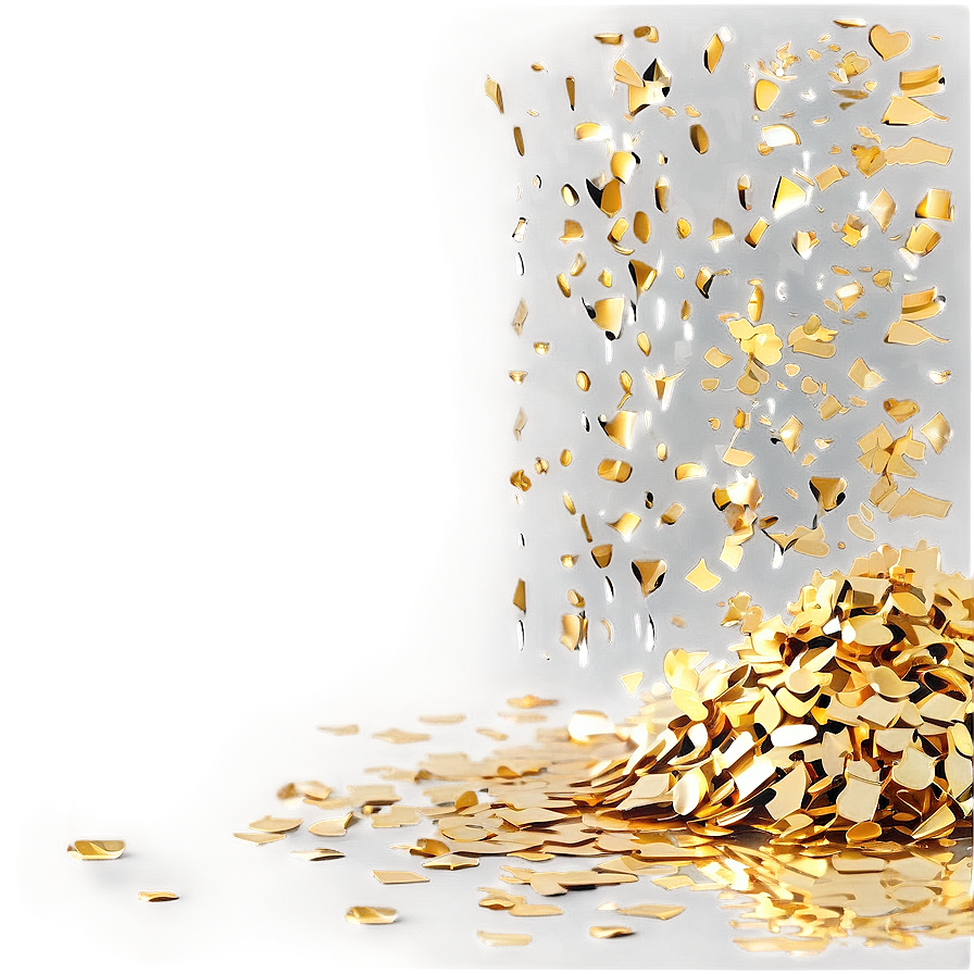 Gold Confetti Wonderland Png Gte84