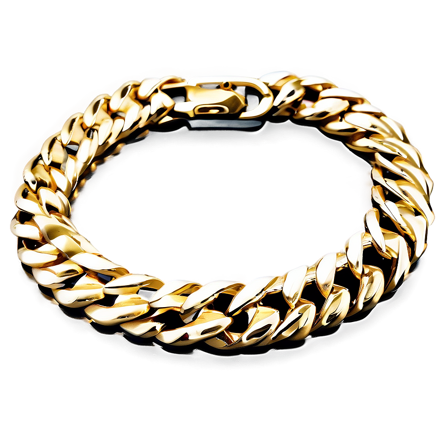 Gold Cuban Chain Png 05042024