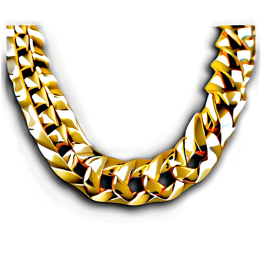 Gold Cuban Chain Png Hbv57