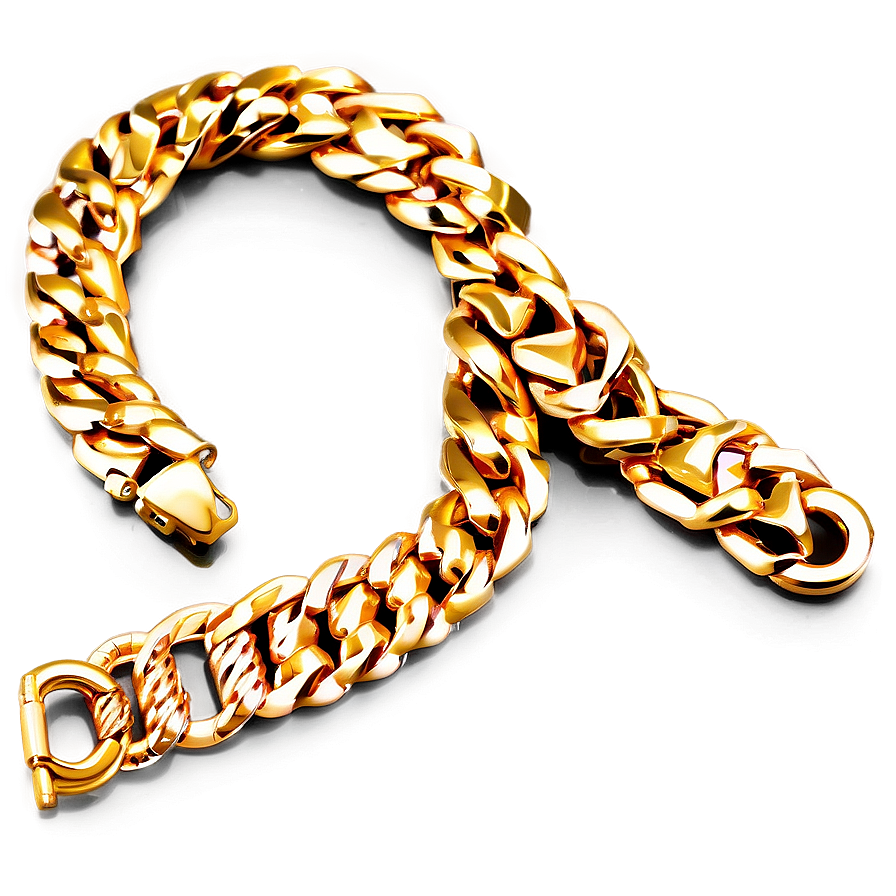 Gold Cuban Chain Png Tpw