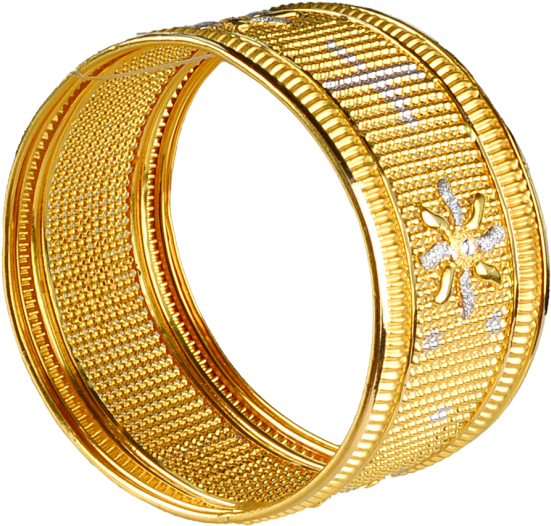 Gold Diamond Bangle Design