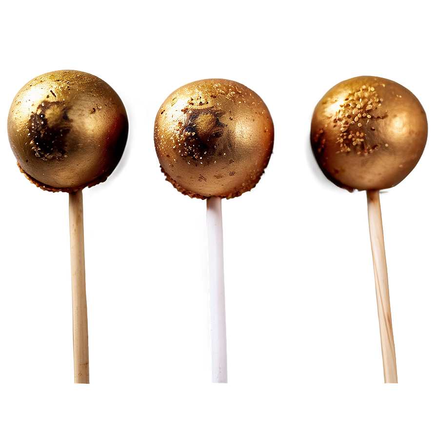 Gold Dust Cake Pops Png Wti