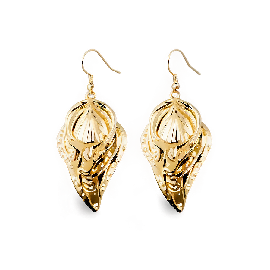 Gold Earring Set Png Nxc