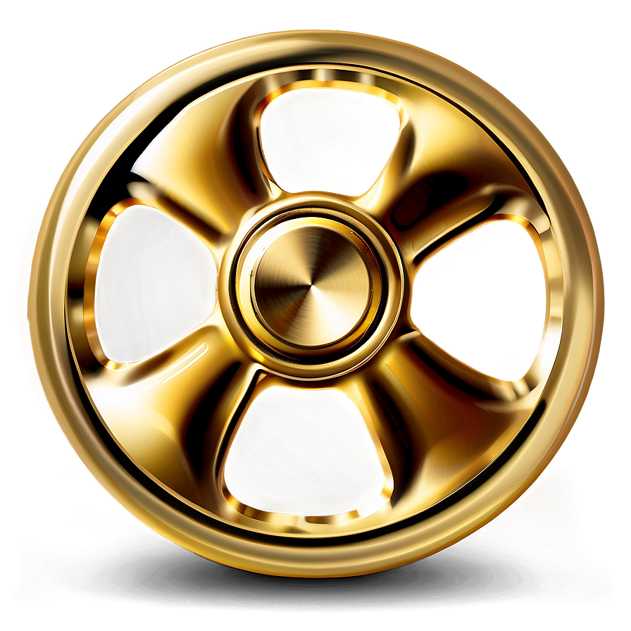 Gold Fidget Spinner Png 3