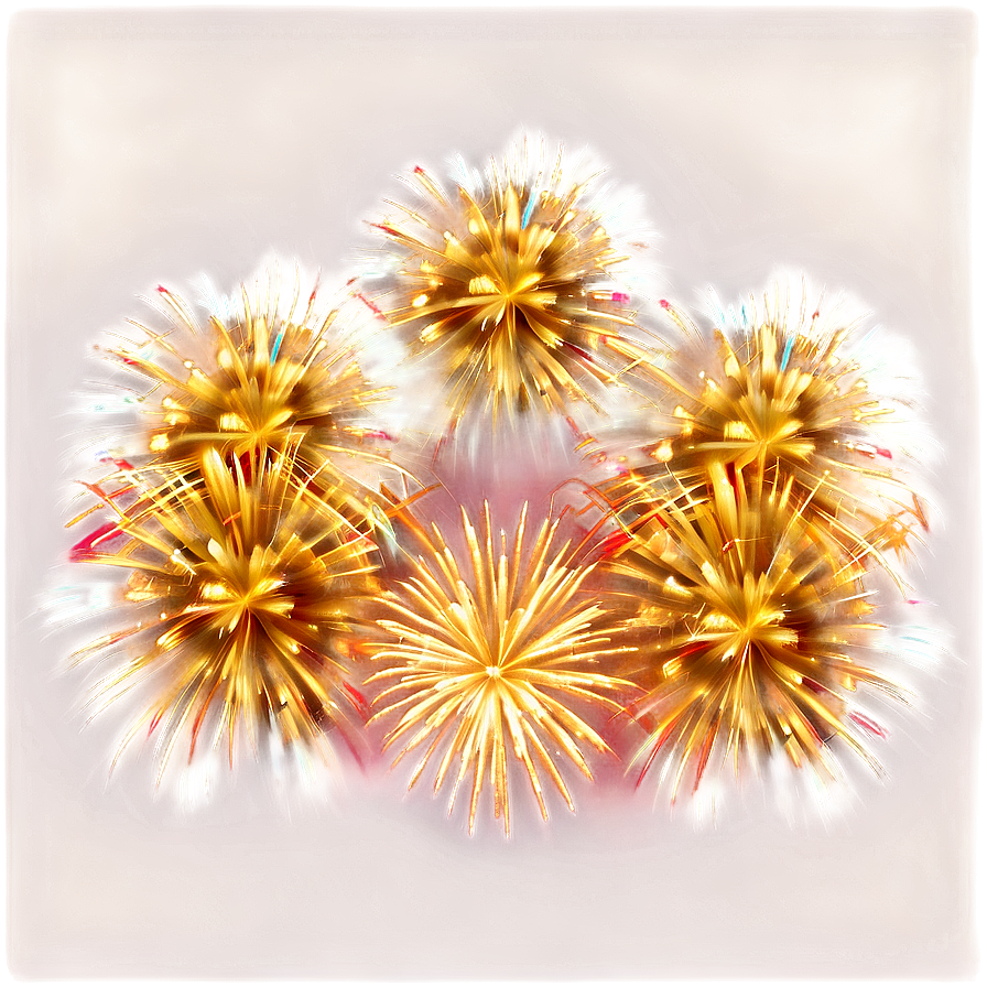 Gold Fireworks Mirage Png Mwd9