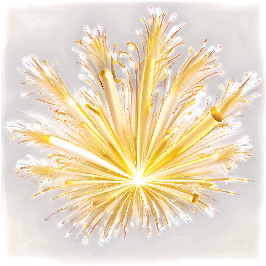 Gold Fireworks Symphony Png Vsv54