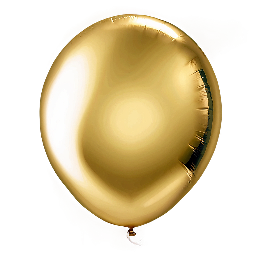 Gold Foil Balloon Png 06212024