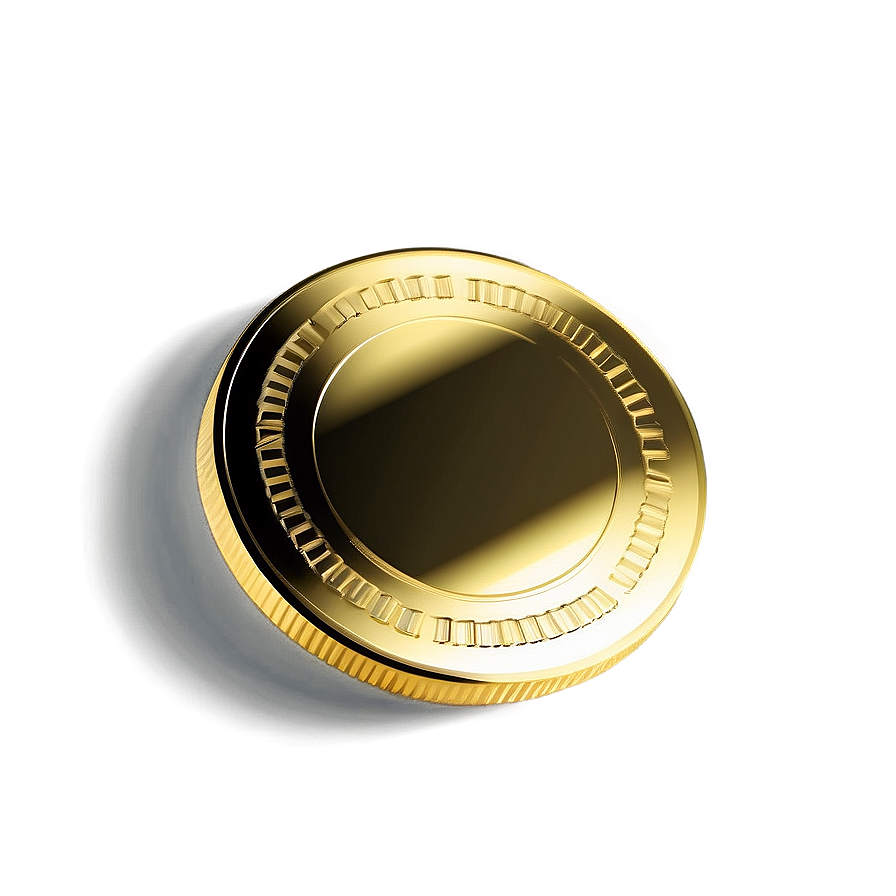 Gold Foil Coin Png 24