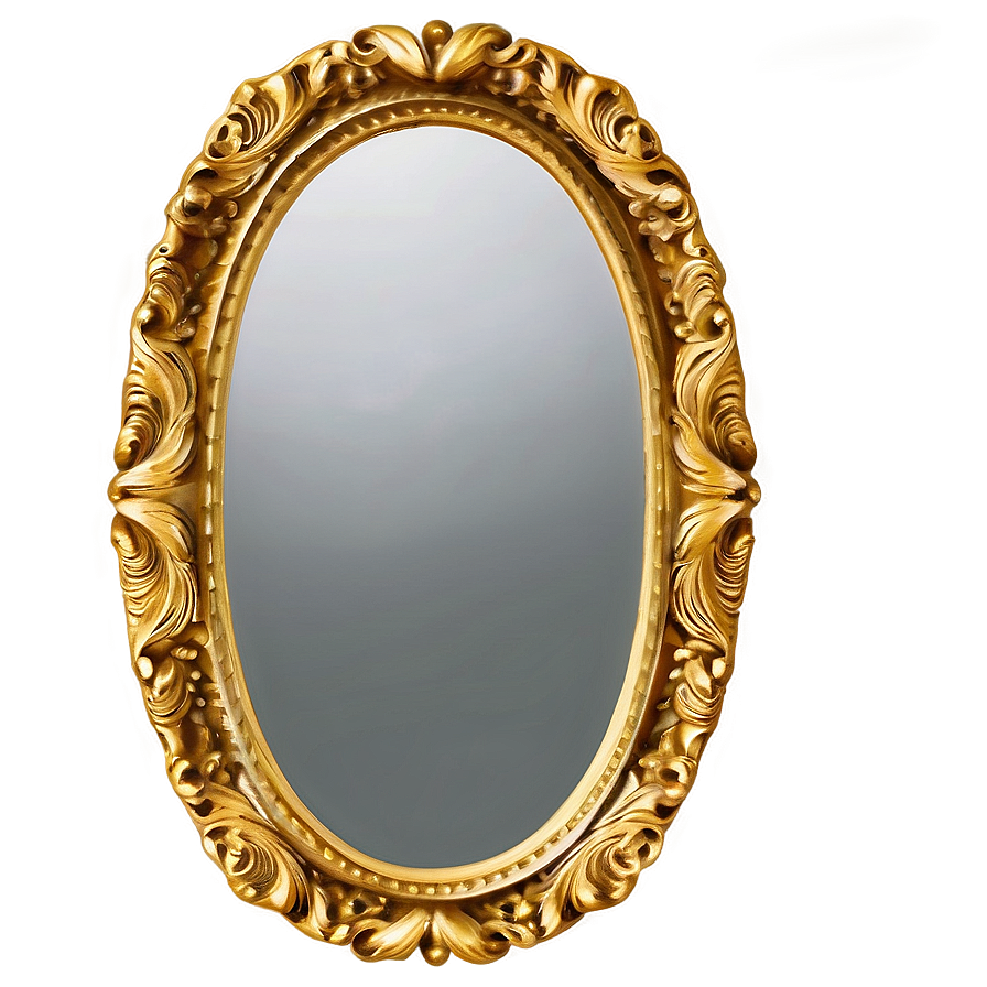 Gold Frame Mirror Png Jwi