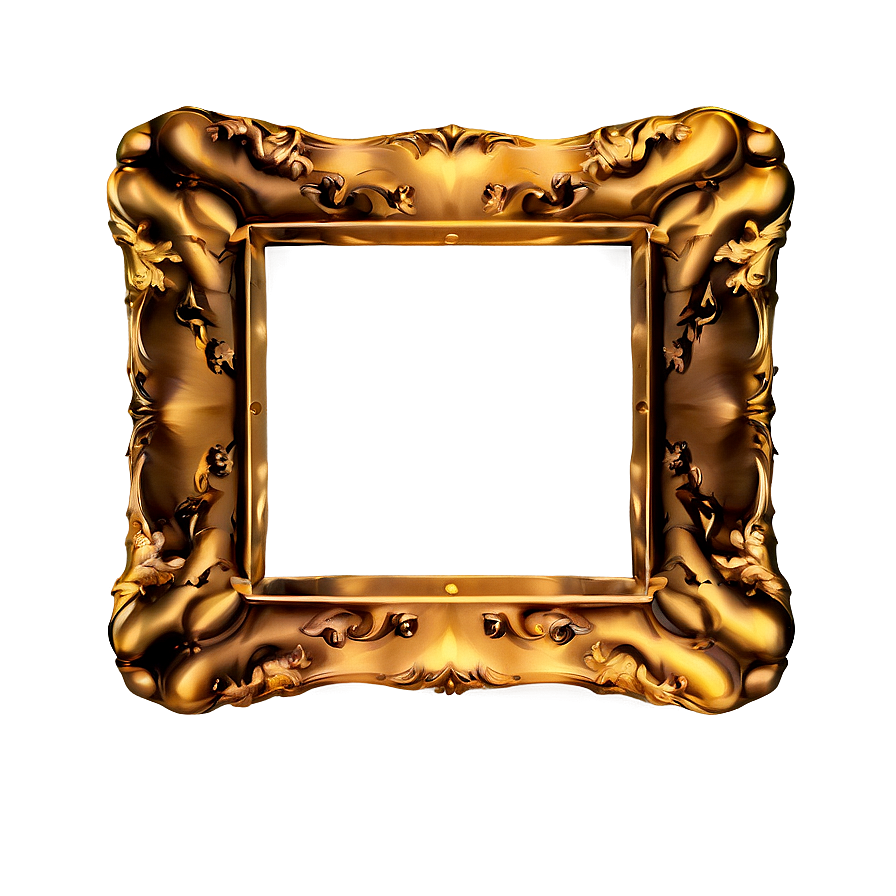 Gold Frame Template Png Uas90