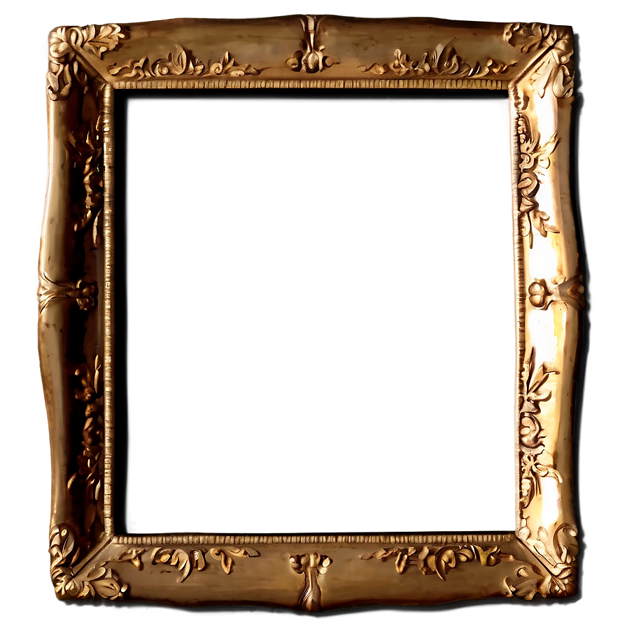 Gold Frame With Glass Png Kbo89