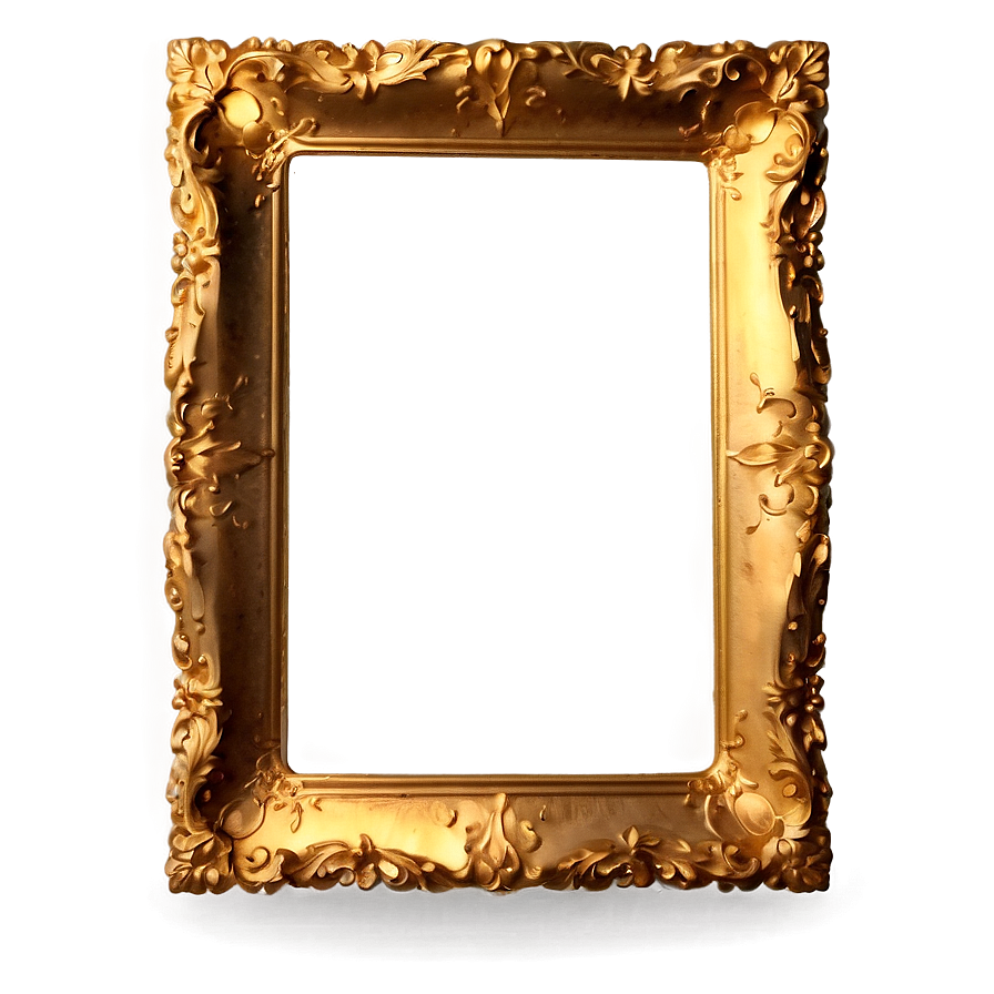 Gold Frame With Glass Png Rjr97